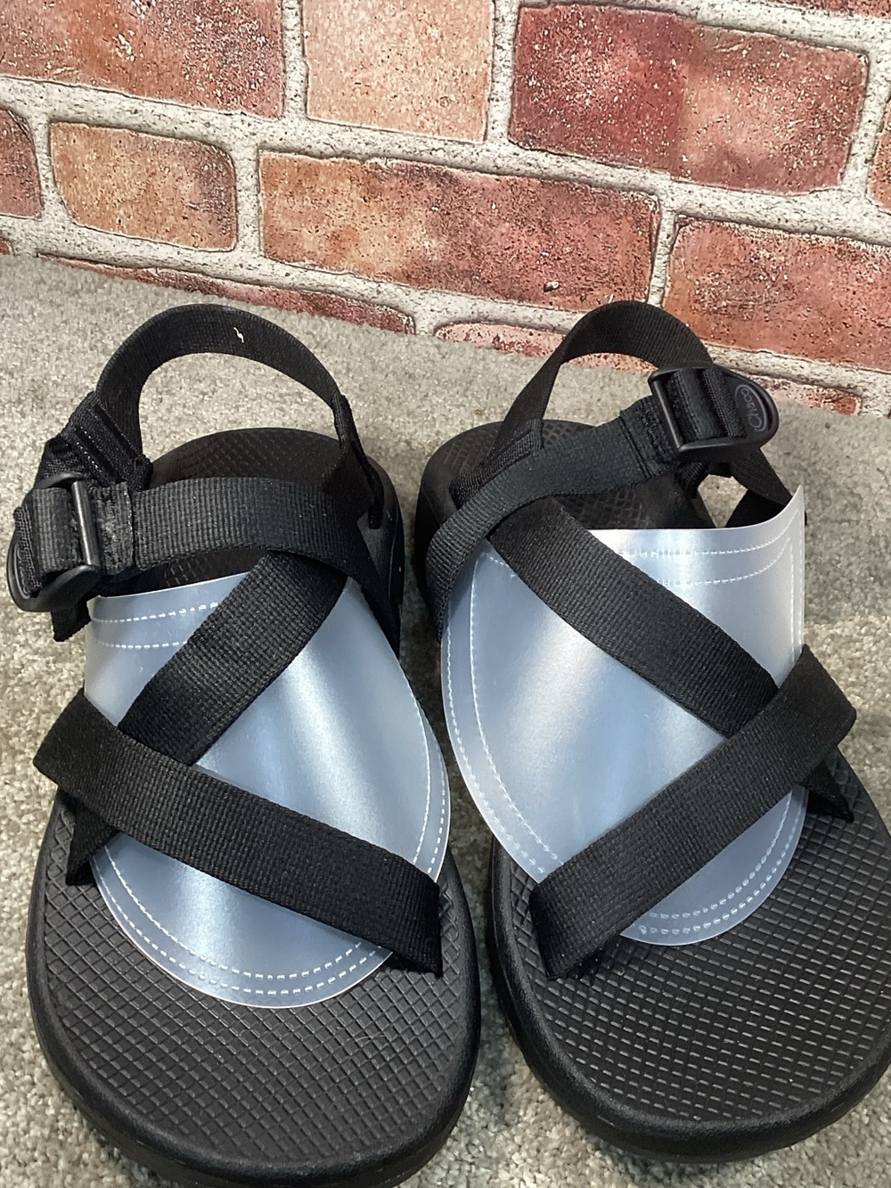 Chaco Z/Cloud men’s black outdoor sport sandals size 12